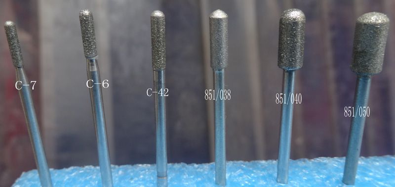 磨針金剛砂磨針金剛石磨頭鉆石磨棒2.35mm柄玉石雕刻
